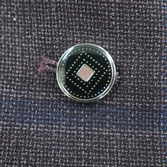 Ted Baker No Ordinary Joe London Purple Plaid Suit Jacket 40R - Picture 8 of 14